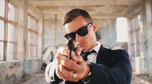 【素材】450 开枪火焰闪光枪支烟雾元素(高清图片4k视频素材)